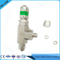 Adjustable gas pressure relief valve